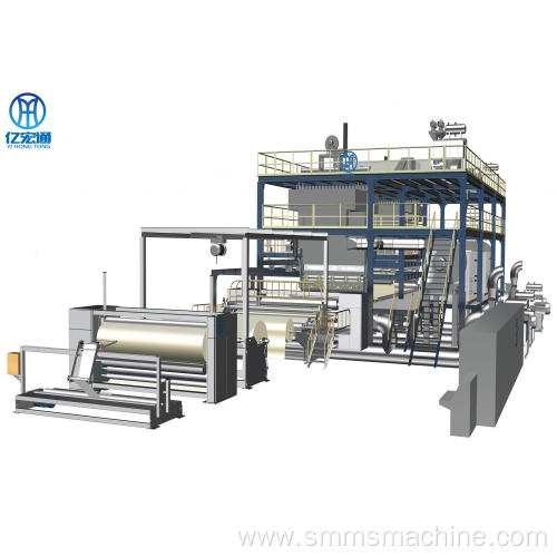 SMS production line non-woven cutting machine